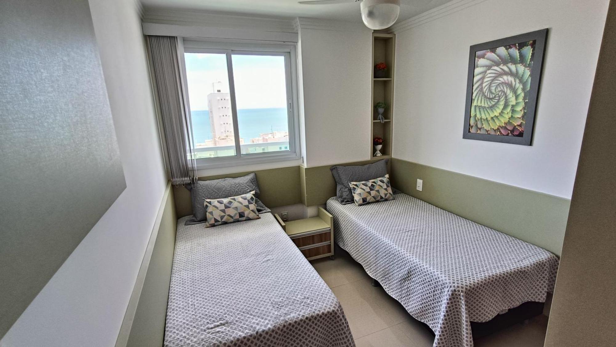 Magnifico Apto Com Vista Para O Mar, 2 Quartos, Maximo 6 Pessoas!!! Guarapari Luaran gambar