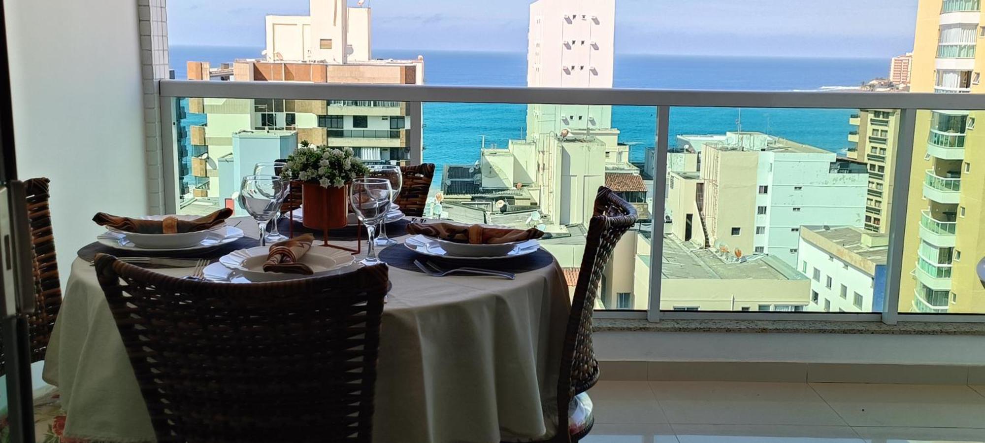 Magnifico Apto Com Vista Para O Mar, 2 Quartos, Maximo 6 Pessoas!!! Guarapari Luaran gambar